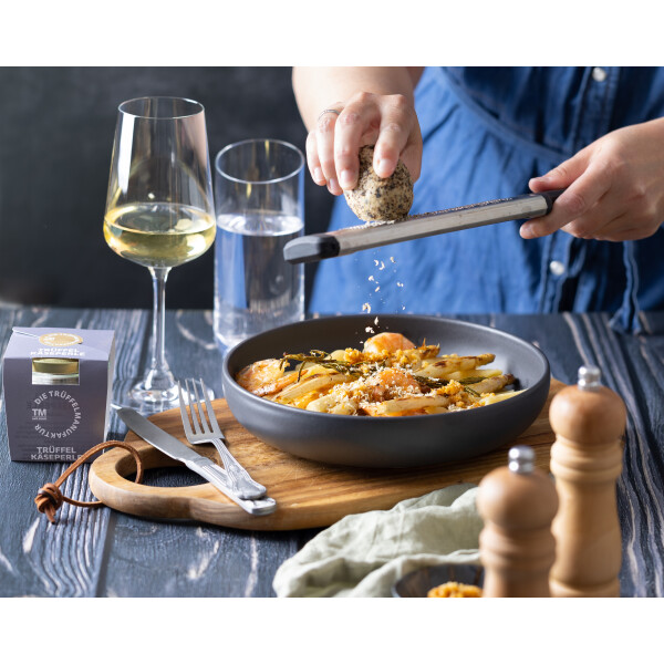 Pasta mit gegrilltem Spargel und Garnelen - Pasta mit gegrilltem Spargel und Garnelen