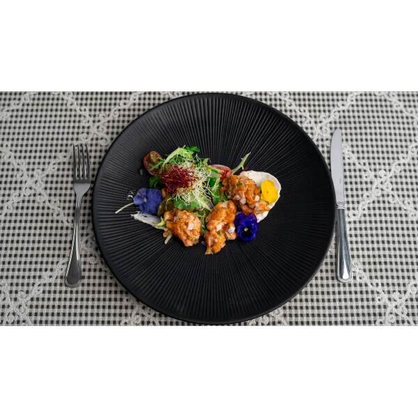 Saiblingstatar mit Trüffelmayonnaise - Saiblingstatar mit Trüffelmayonnaise