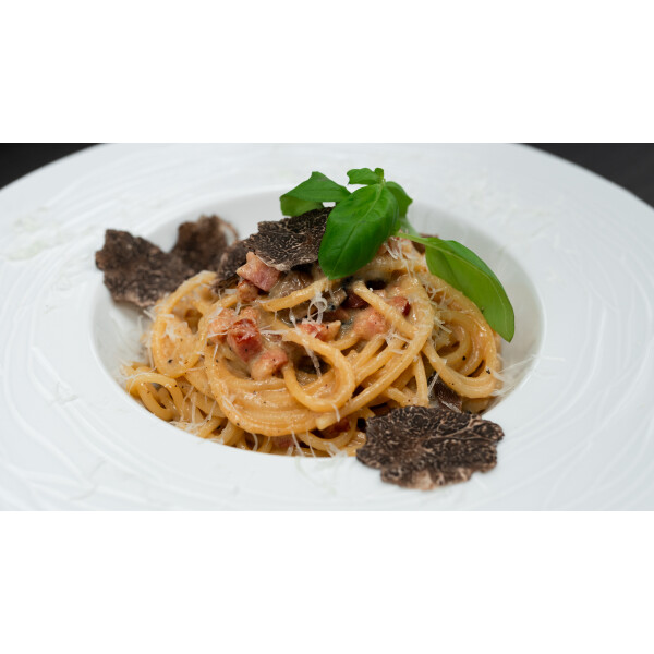 Spaghetti Carbonara mit Trüffel - 