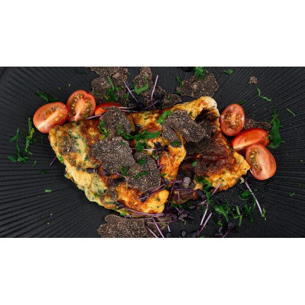 Omelett mit TRÜFFEL BUTTER - 