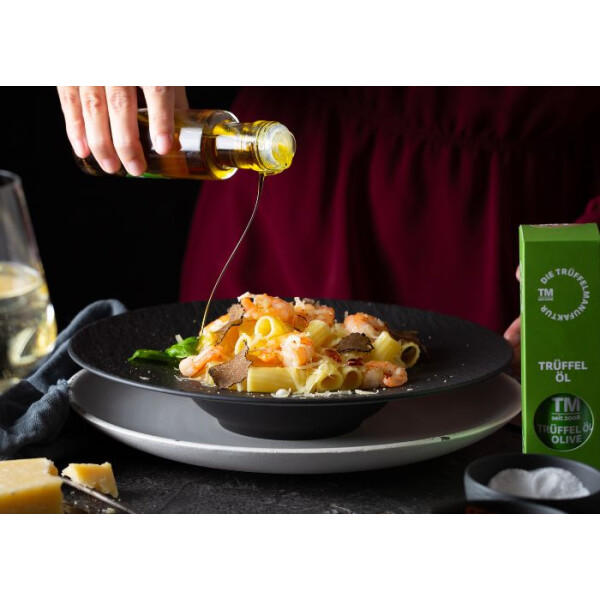 Trüffelpasta mit Garnelen - Trüffelpasta mit Garnelen | Rezept